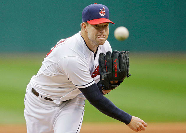 Corey Kluber Cy Young react